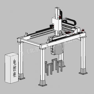 桁架機械手設計企圖之桶件搬運機械手