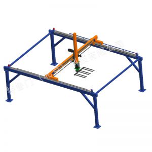桁架機械手設計企圖之窰車裝卸機械手